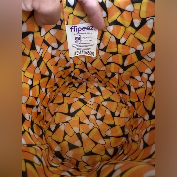 Flipeez Halloween Basket - Ghost with Candy Corn print - Picture 6 of 7